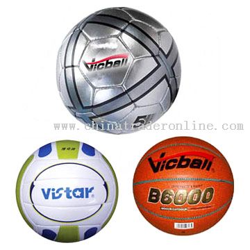 PU / PVC / TPU Soccer Ball, Volleyball, Basketball